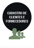 cadastro de clientes e fornecedores